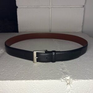 Vintage black leather Coach belt